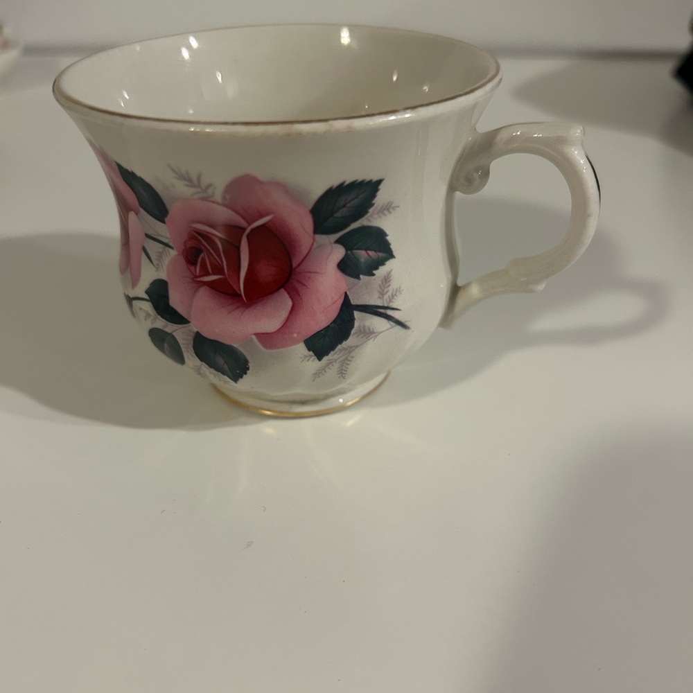 Elegant Floral Teacup